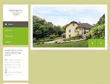Tablet Screenshot of apartma-kotnik.com
